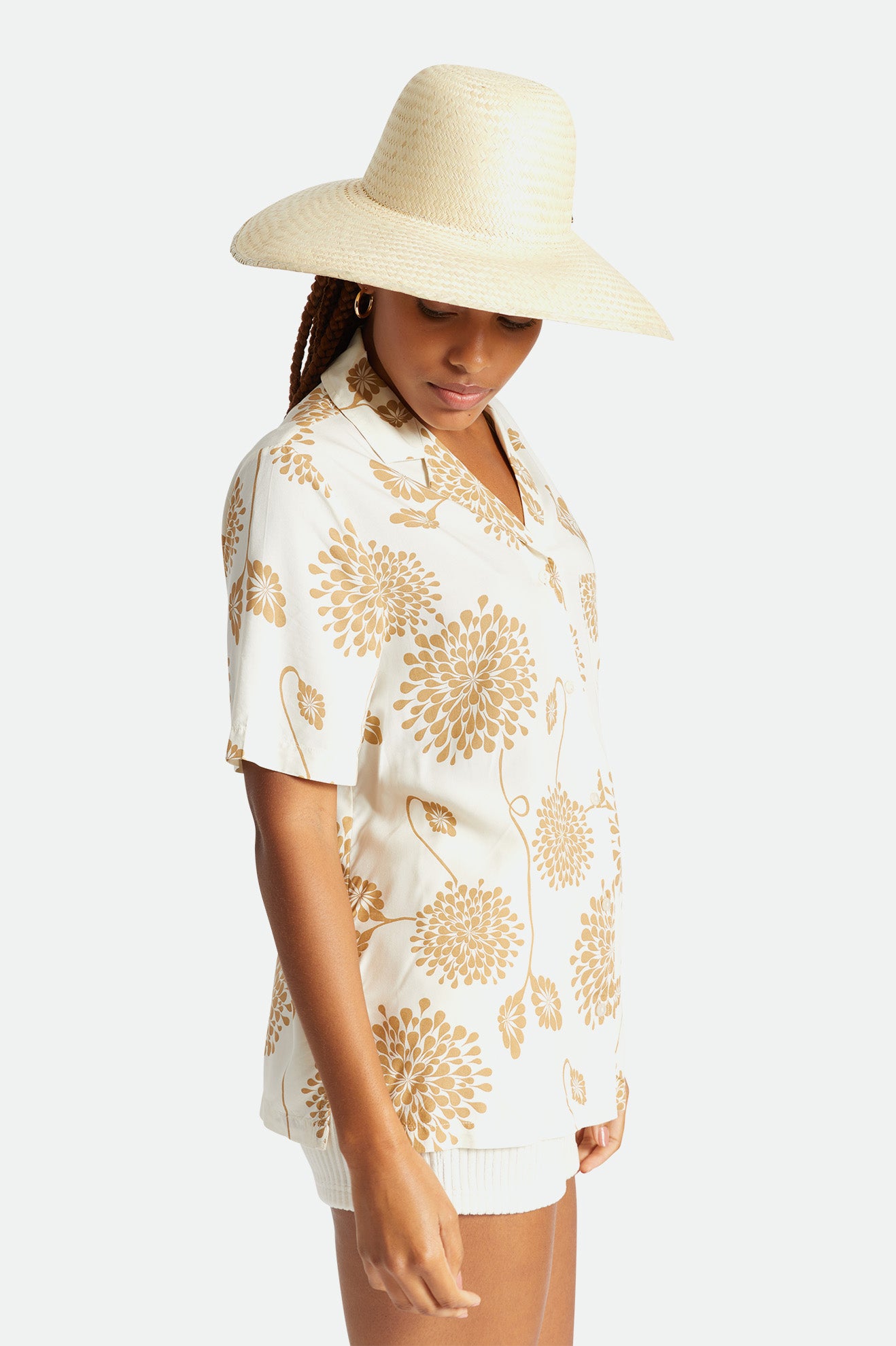 Sombreros Brixton Janae Sun Hat Mujer Beige | 346581NWO