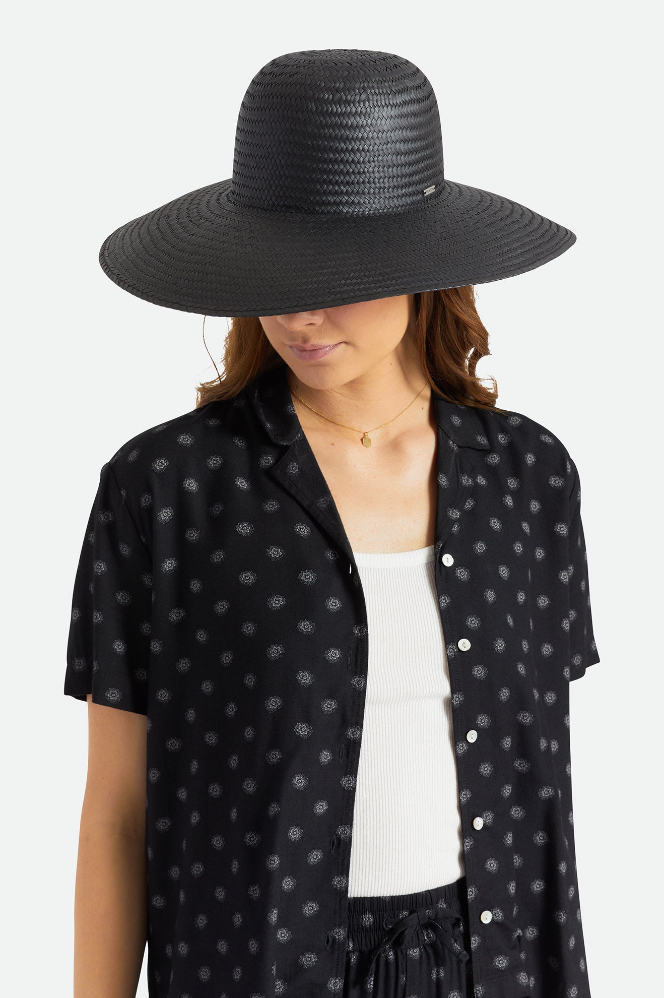 Sombreros Brixton Janae Sun Hat Mujer Negras | 315402DFT