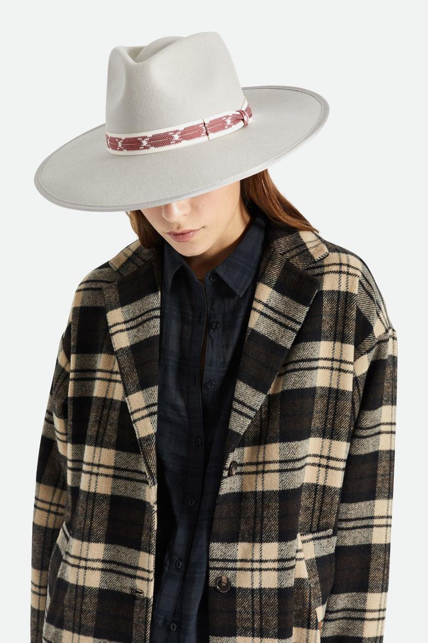 Sombreros Brixton Jo Rancher Hat Mujer Beige | 170489KCB