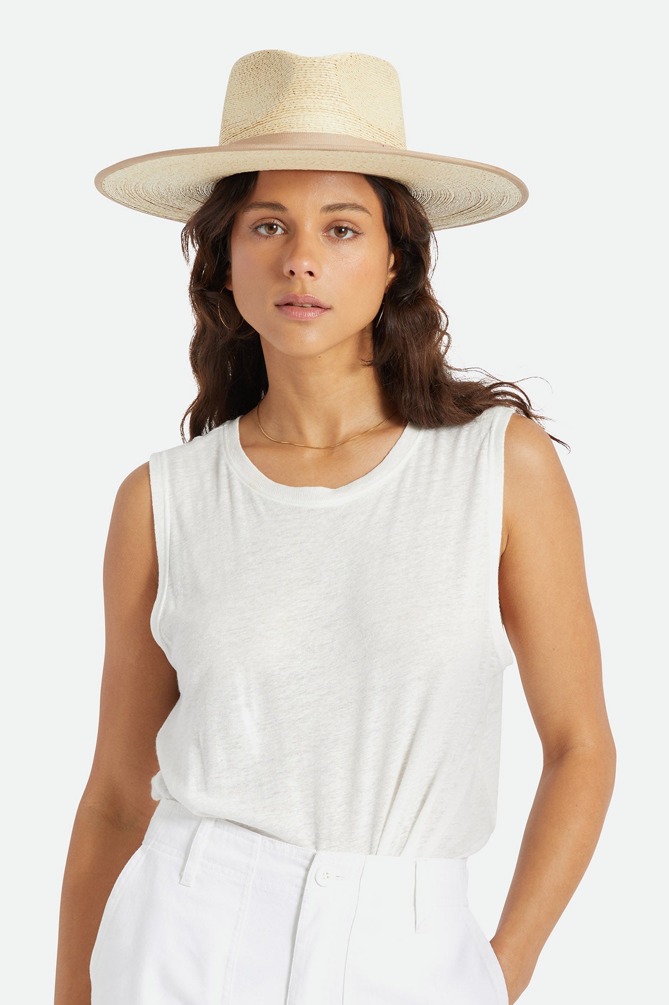 Sombreros Brixton Jo Straw Rancher Hat Mujer Beige | 089652LCQ