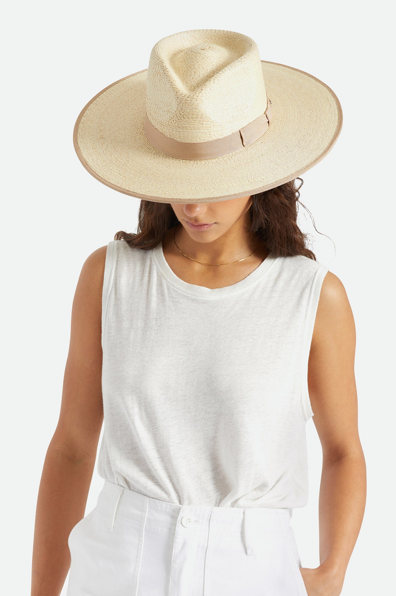 Sombreros Brixton Jo Straw Rancher Hat Mujer Beige | 089652LCQ