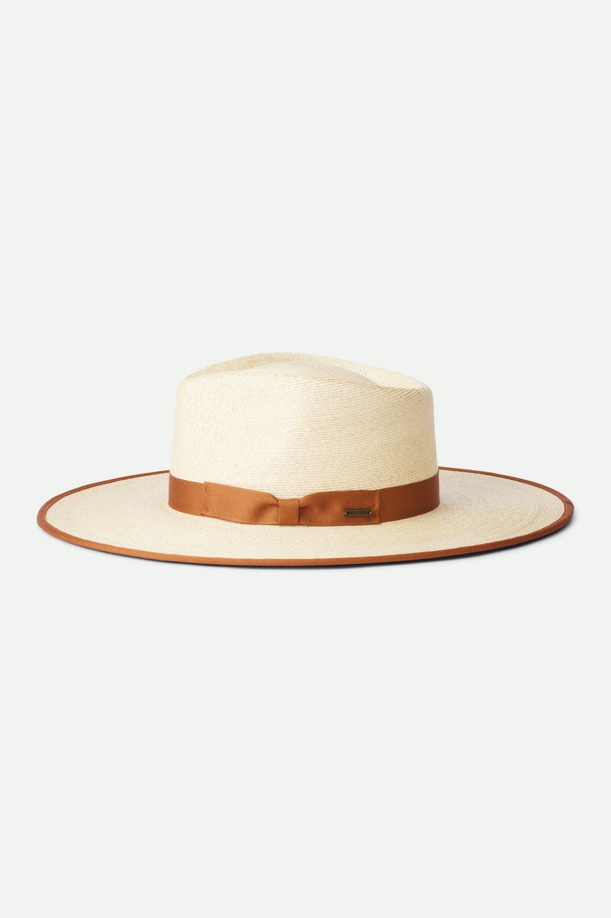 Sombreros Brixton Jo Straw Rancher Hat Mujer Beige | 738491FTR