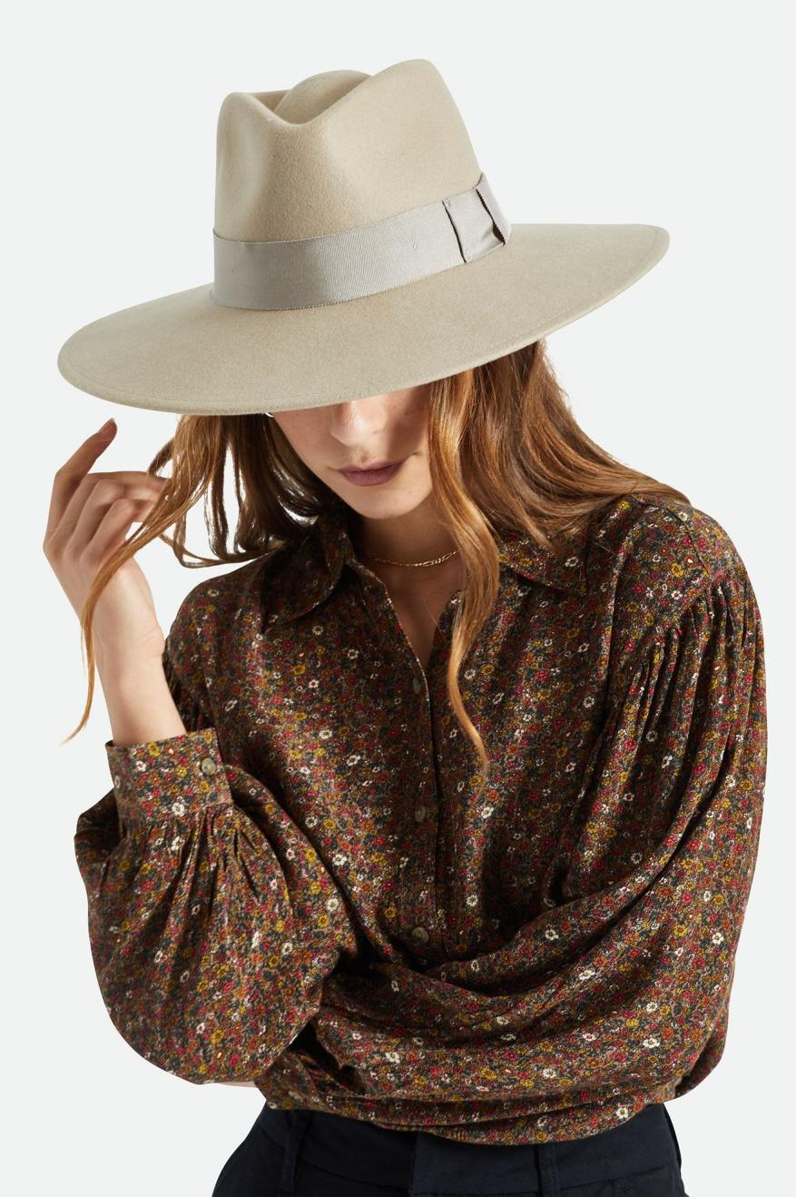 Sombreros Brixton Joanna Felt Hat Mujer Rosas | 431580SFP