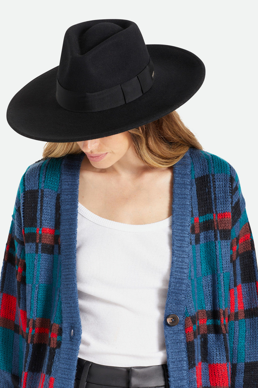 Sombreros Brixton Joanna Felt Hat Mujer Negras | 742963BTX