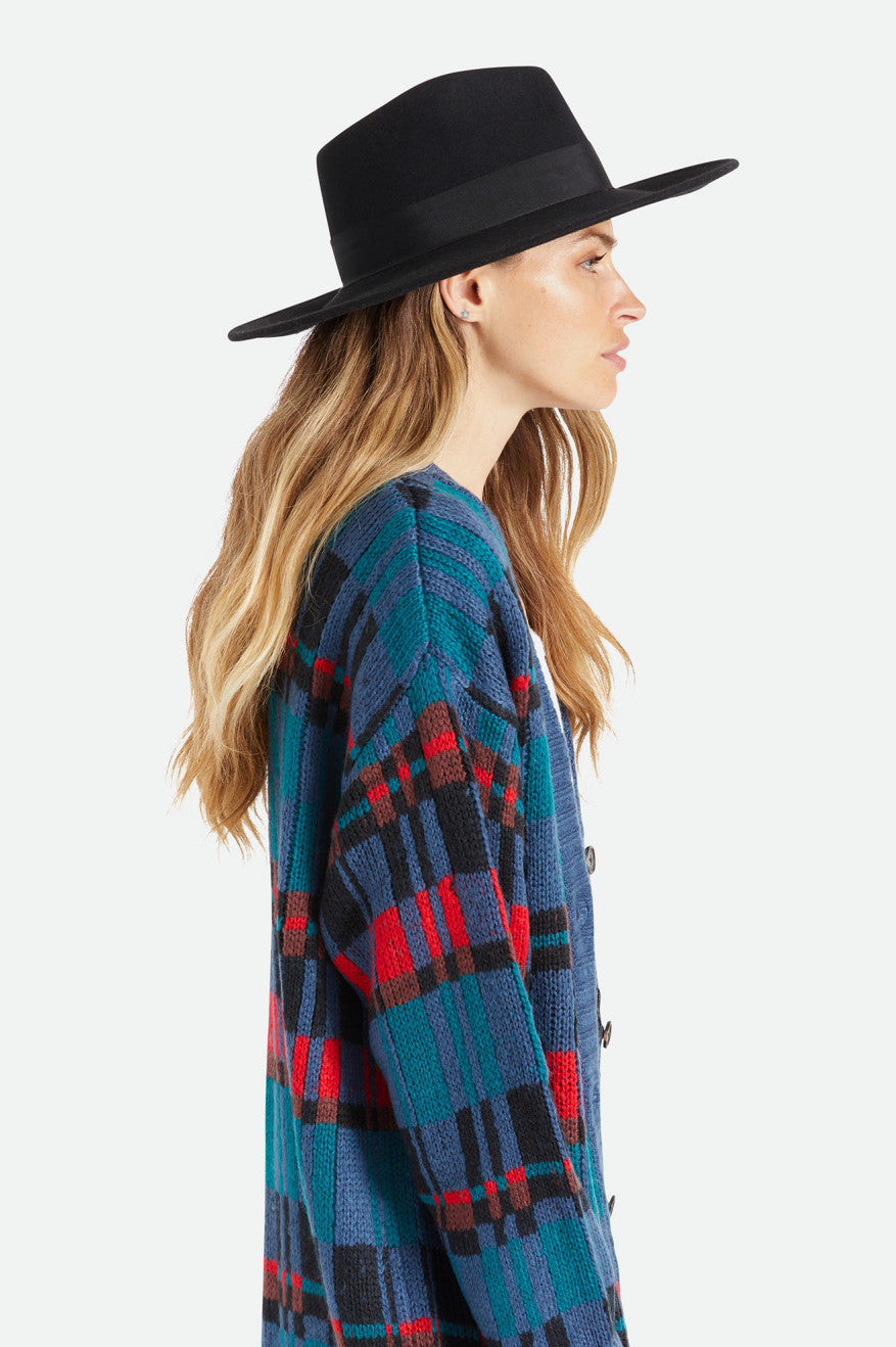 Sombreros Brixton Joanna Felt Hat Mujer Negras | 742963BTX