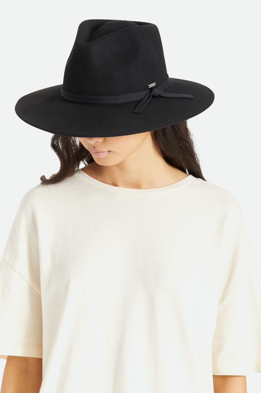 Sombreros Brixton Joanna Felt Packable Hat Mujer Negras | 684927GLN