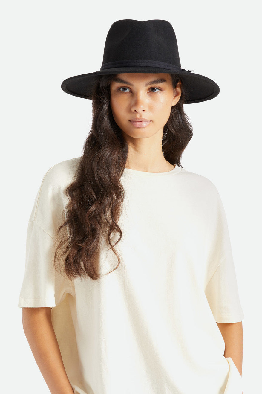 Sombreros Brixton Joanna Felt Packable Hat Mujer Negras | 684927GLN