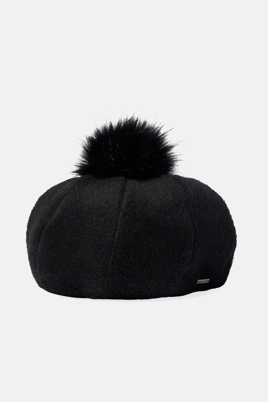 Sombreros Brixton Natalie Oversized Pom Beret Mujer Negras | 184069GZY