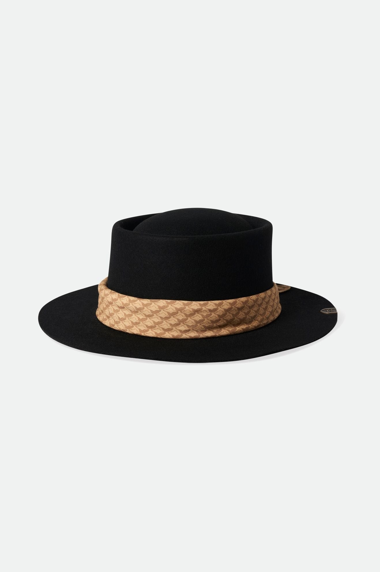 Sombreros De Fieltro Brixton Fender Jaguar Contour Fedora Mujer Negras | 962471KBF