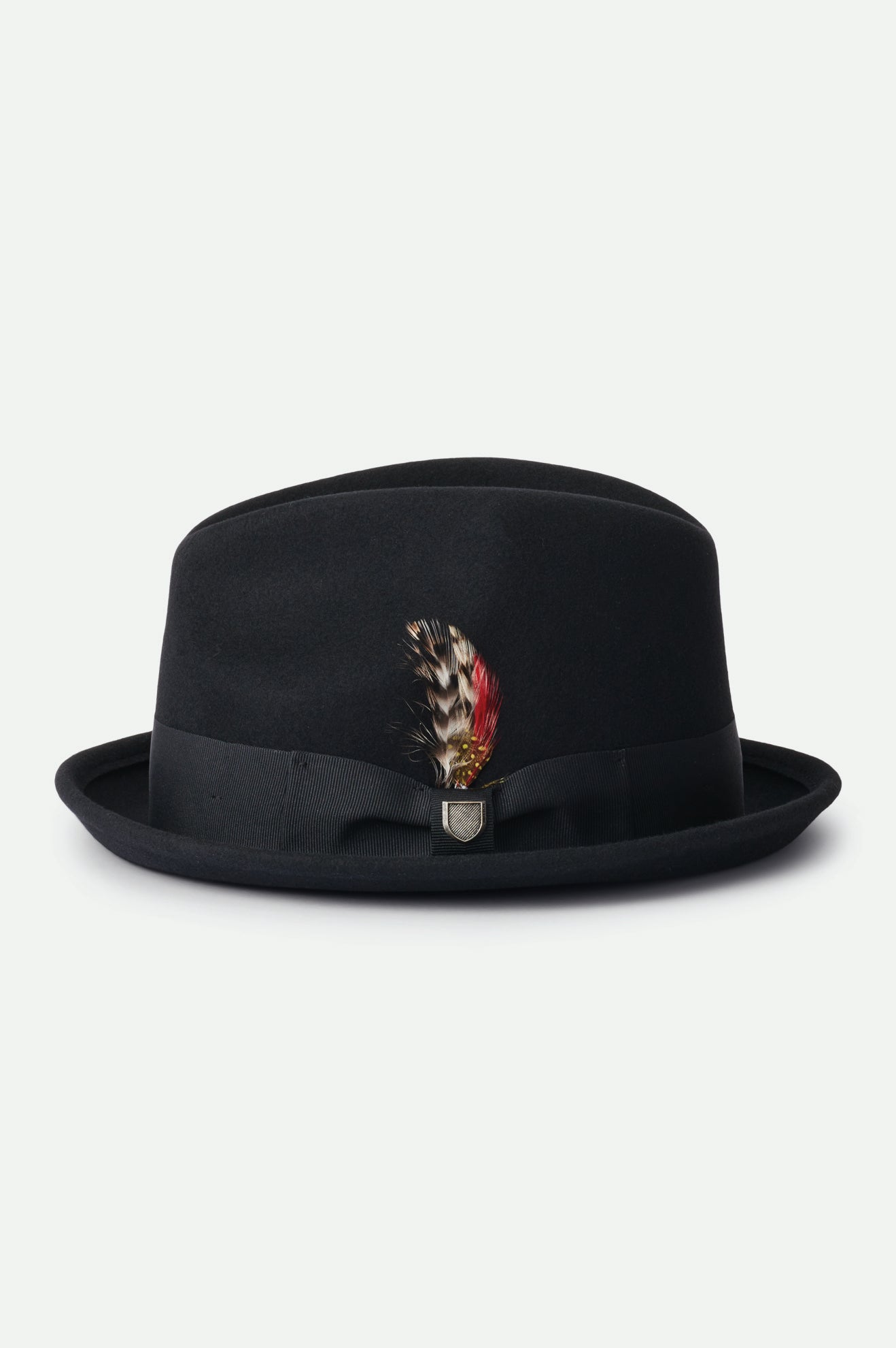 Sombreros De Fieltro Brixton Gain Hombre Negras | 102967NGD