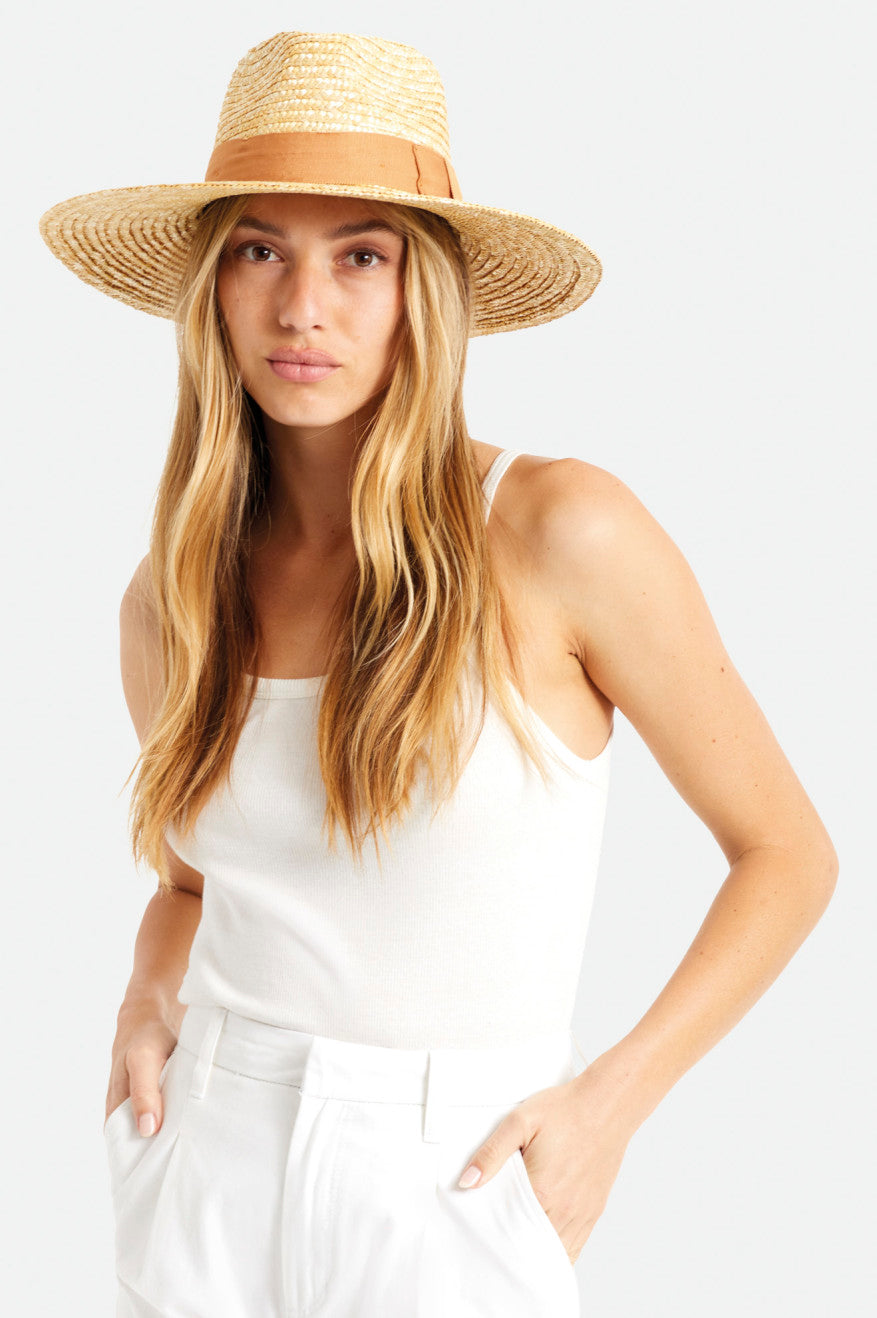 Sombreros De Fieltro Brixton Joanna Hat Mujer Naranjas | 409615VXT