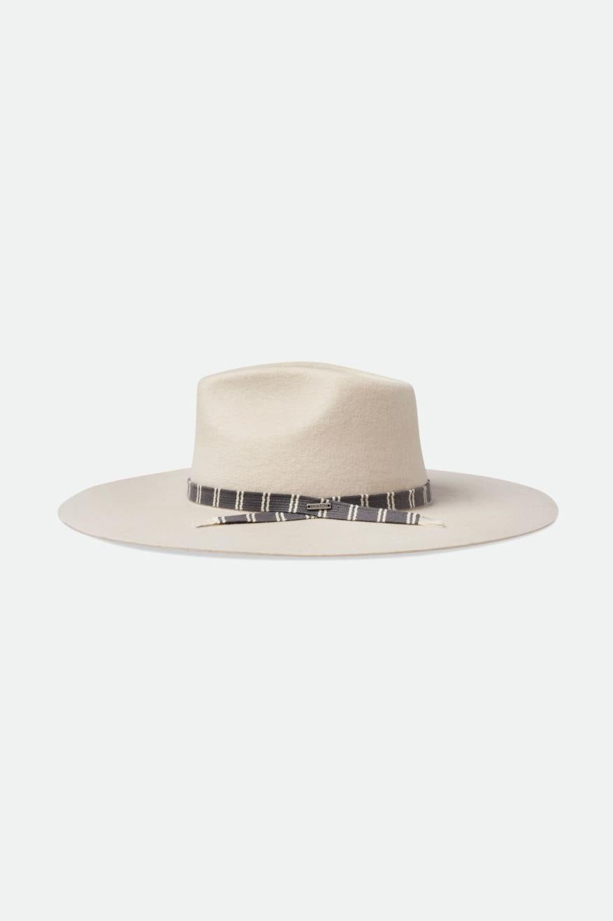 Sombreros De Fieltro Brixton Leigh Felt Fedora Mujer Blancas | 524891DTA