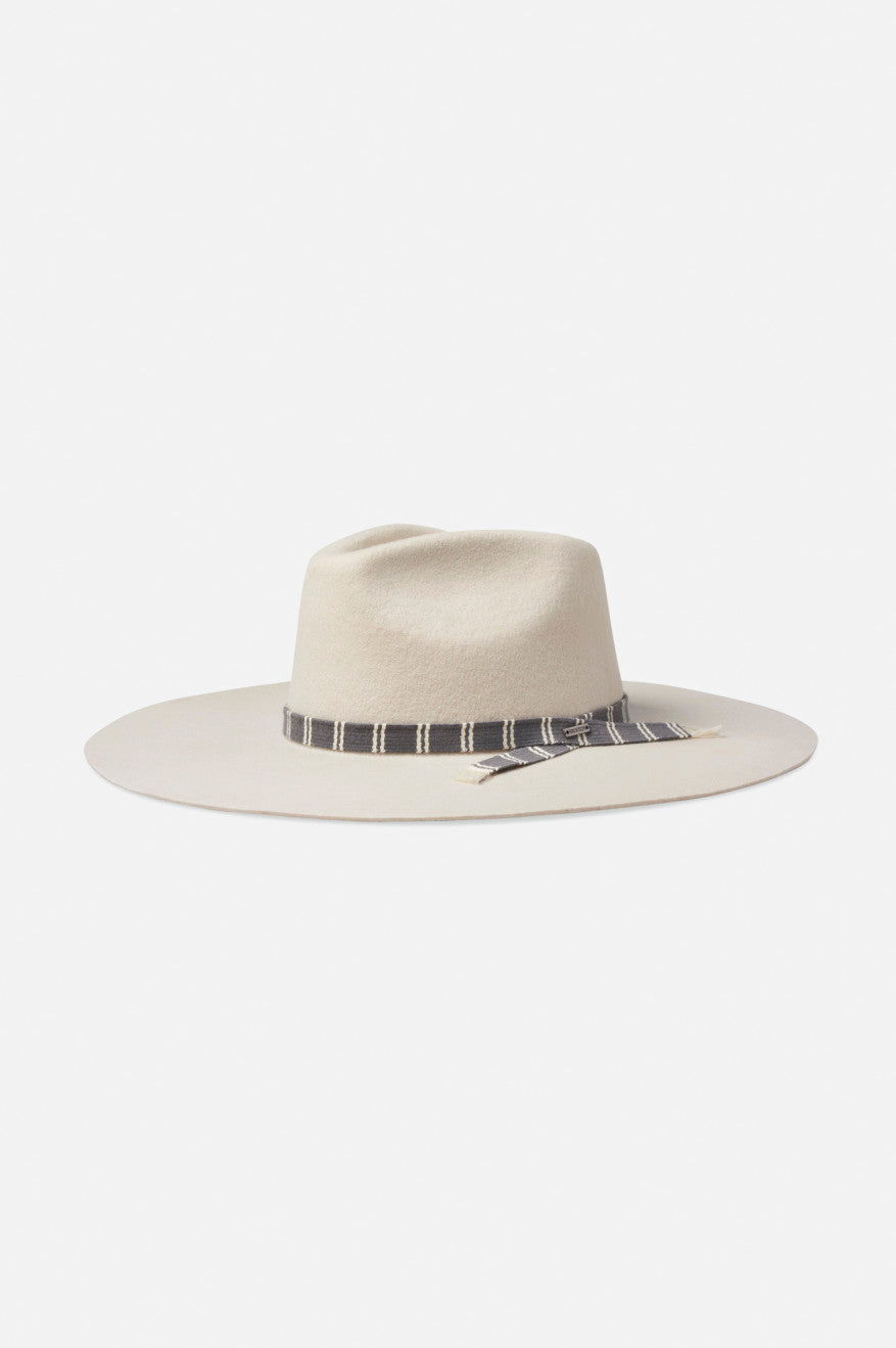 Sombreros De Fieltro Brixton Leigh Felt Fedora Mujer Blancas | 524891DTA