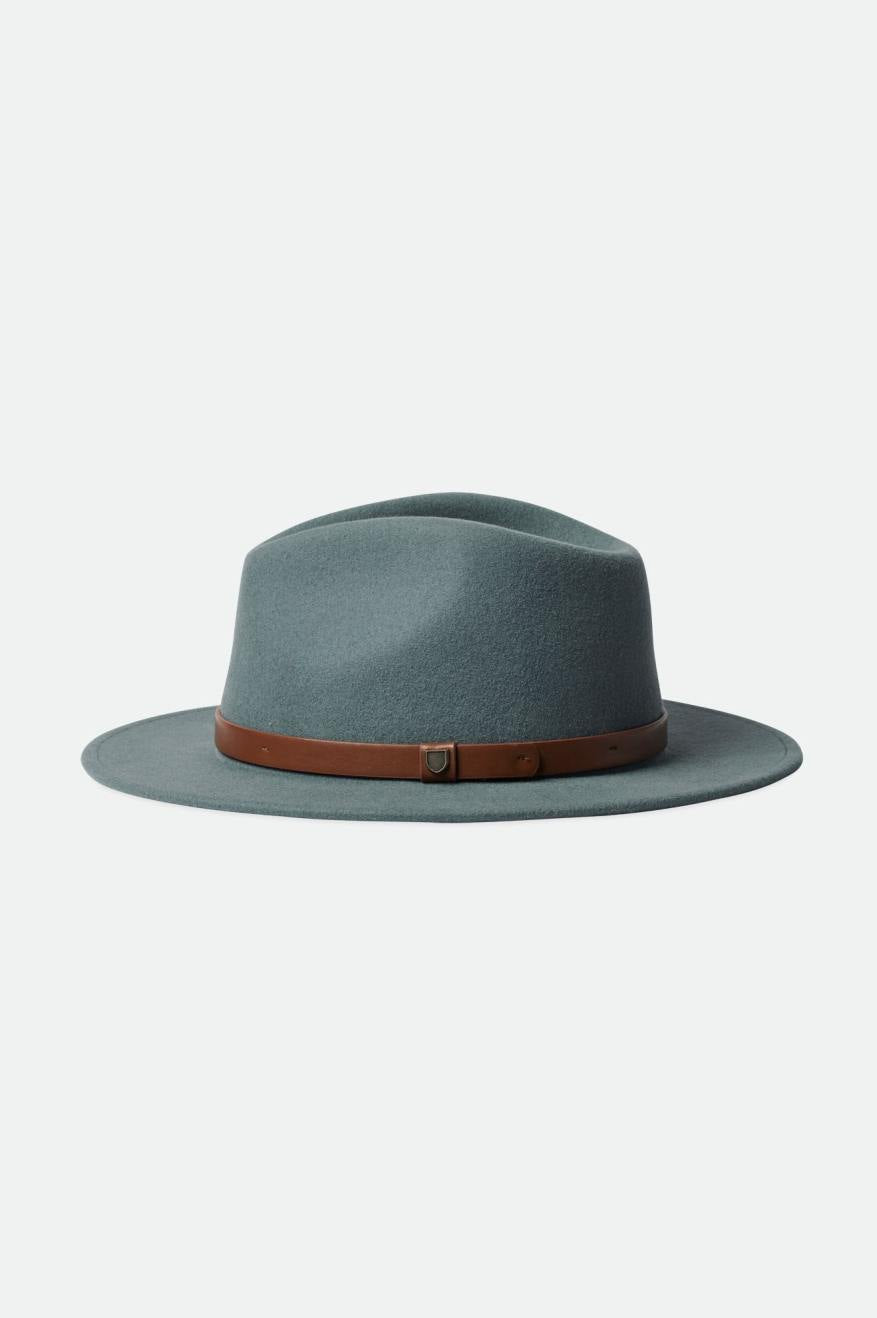 Sombreros De Fieltro Brixton Messer Fedora Mujer Azules | 048263LSO