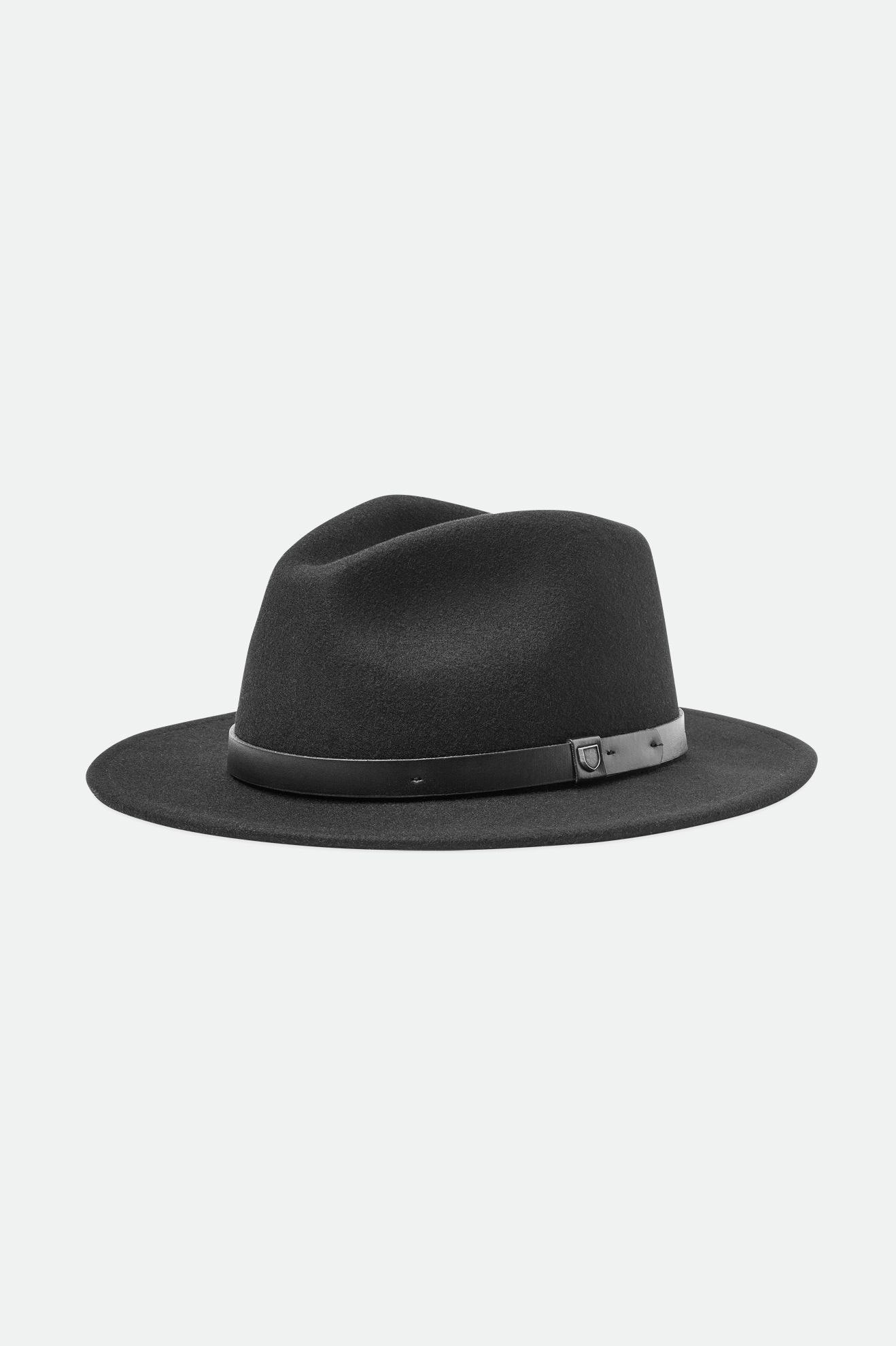 Sombreros De Fieltro Brixton Messer Hombre Negras | 158976RDM