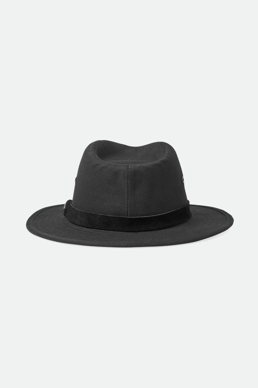 Sombreros De Fieltro Brixton Messer Utility Adventure Fedora Mujer Negras | 257418DZQ