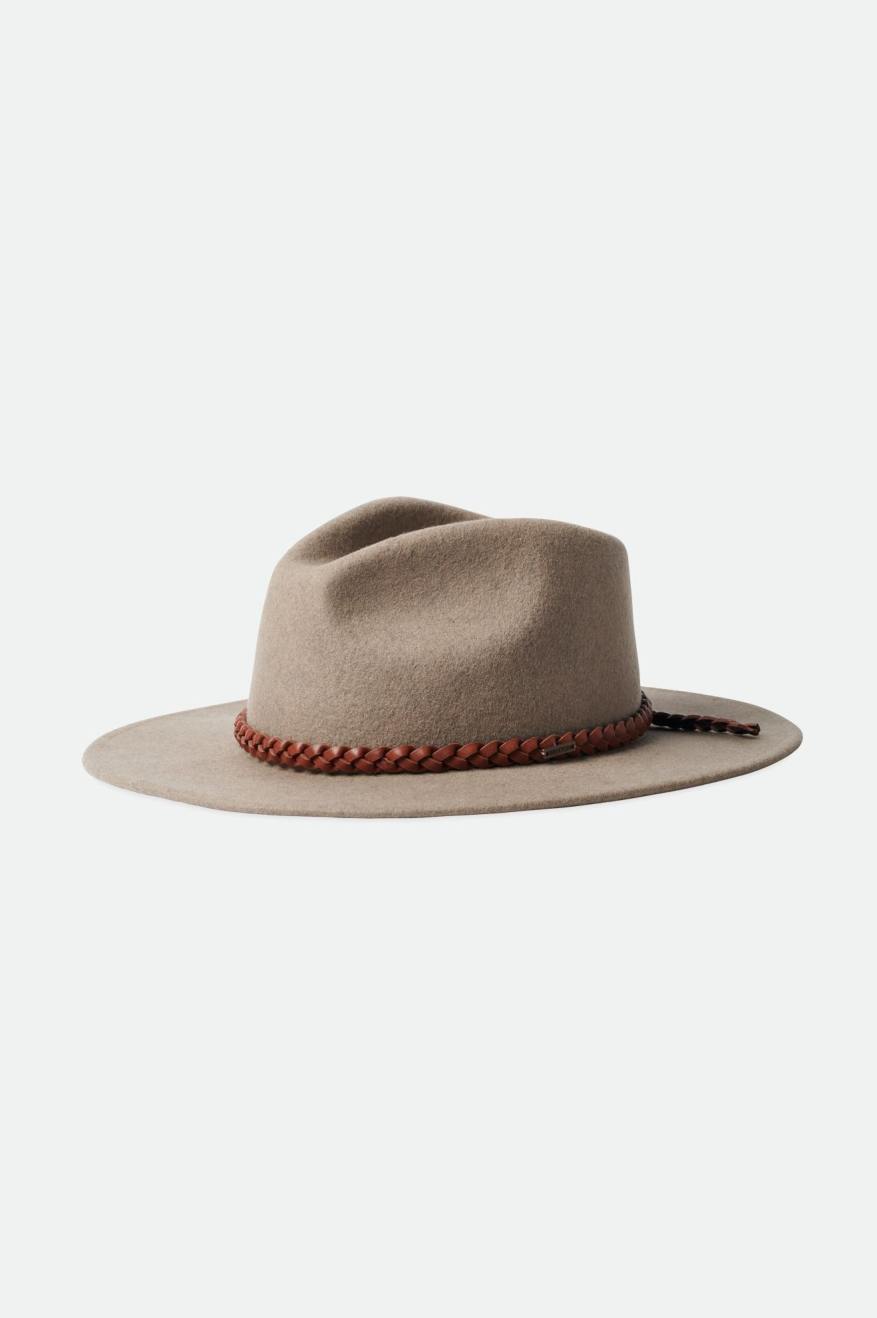 Sombreros De Fieltro Brixton Messer Western Hombre Beige | 530291VIW