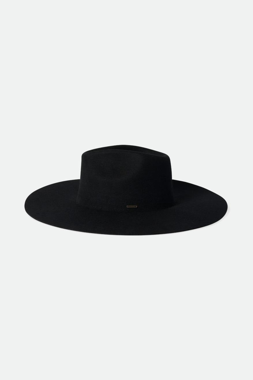 Sombreros De Fieltro Brixton Primrose Felt Fedora Mujer Negras | 840157ZRJ