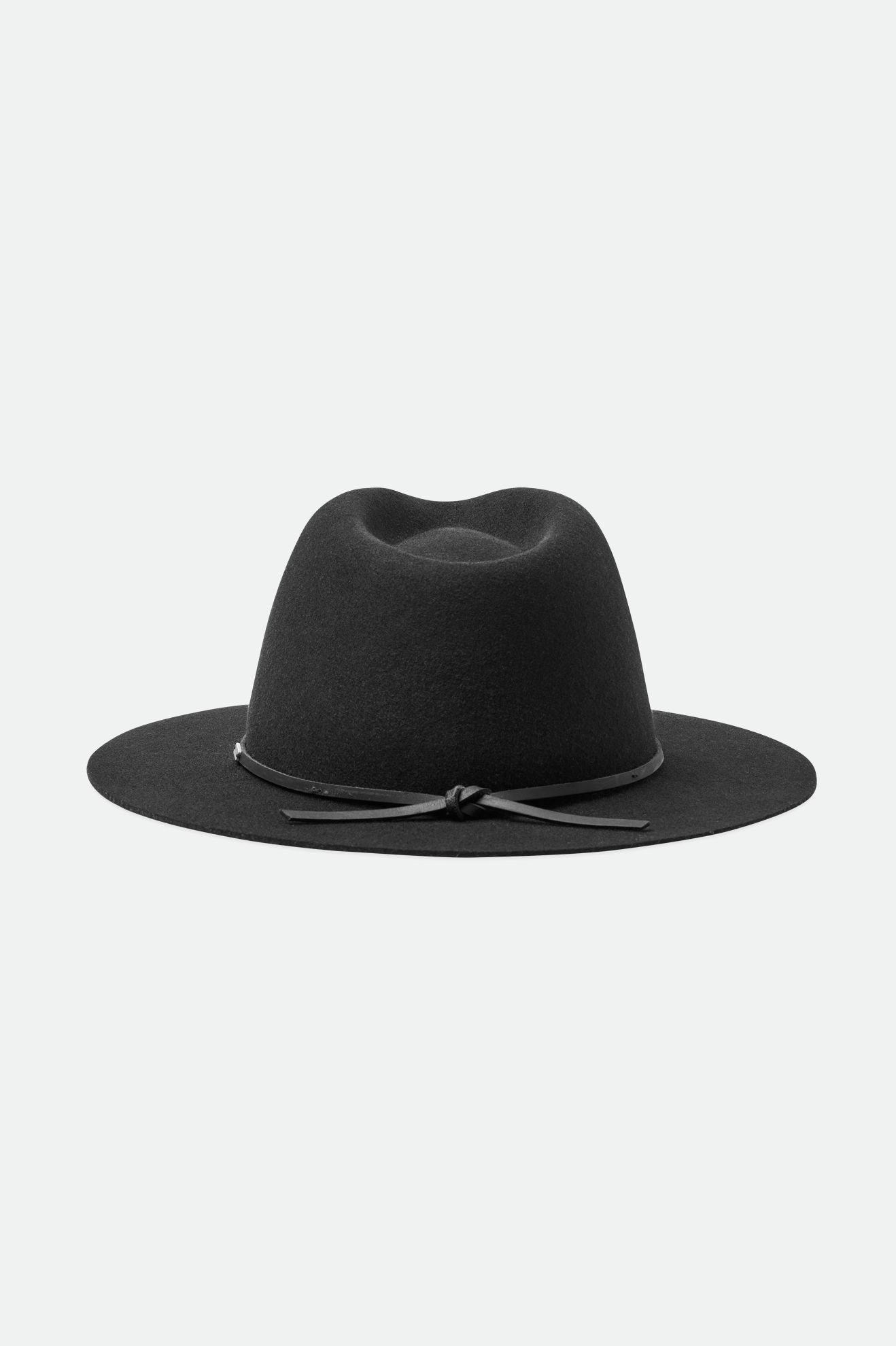 Sombreros De Fieltro Brixton Wesley Fedora Mujer Negras | 739265YKS