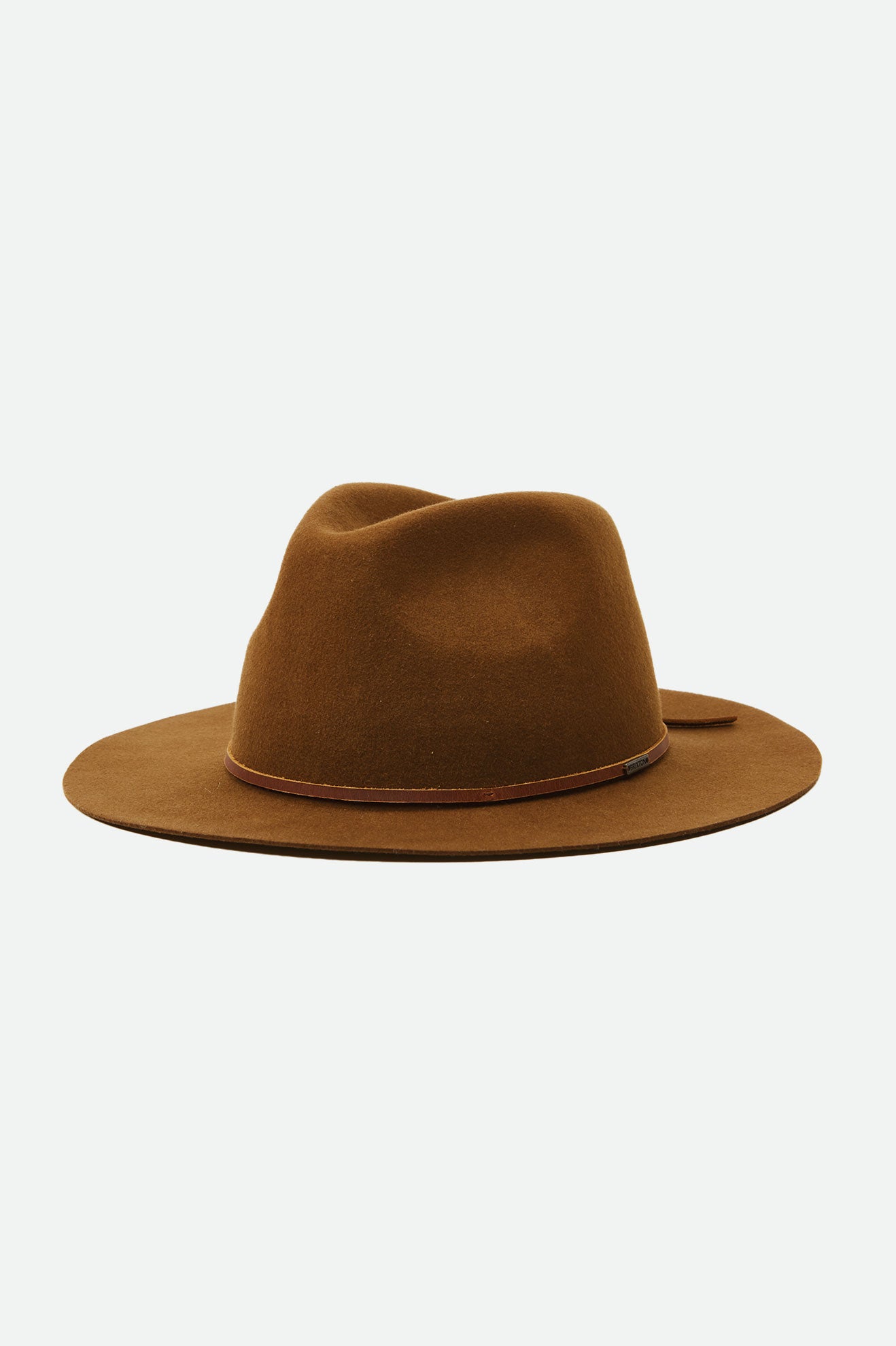 Sombreros De Fieltro Brixton Wesley Packable Hombre Cafe | 509216FLP