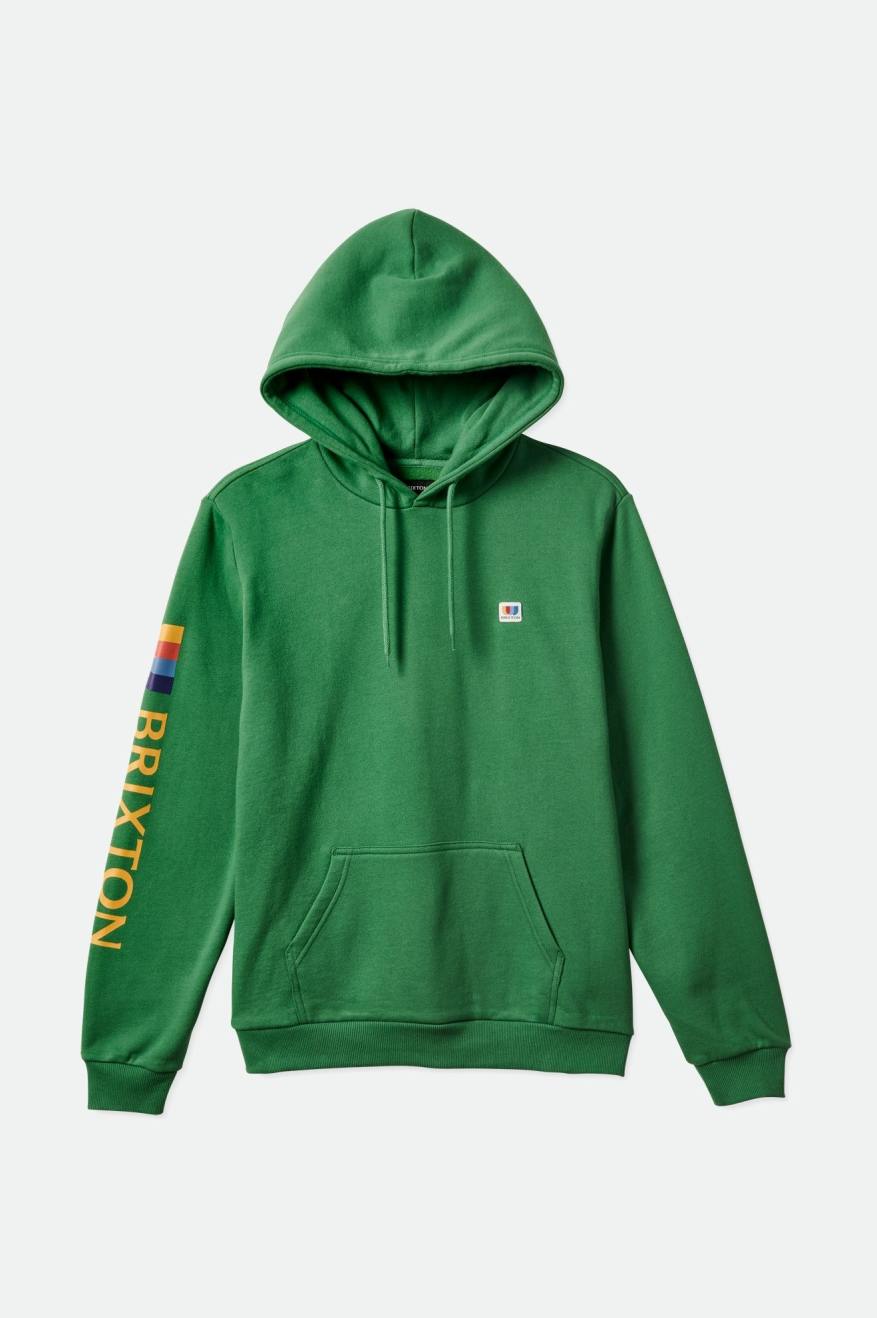 Sudadera Con Capucha Brixton Alton Hombre Verde | 946517BKO