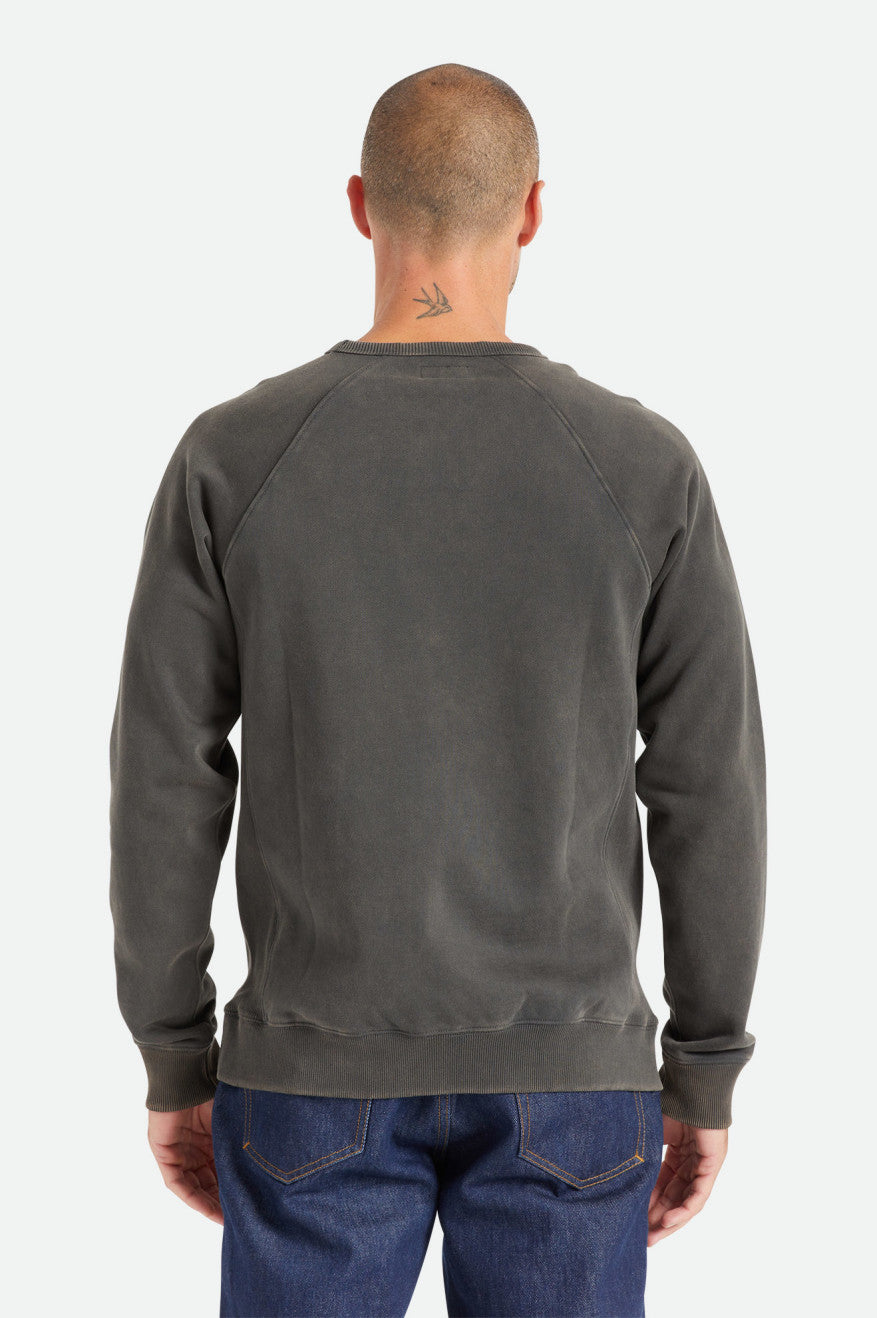 Sudadera Con Capucha Brixton Cooper Reserve Raglan Crew Hombre Negras | 136297JKP