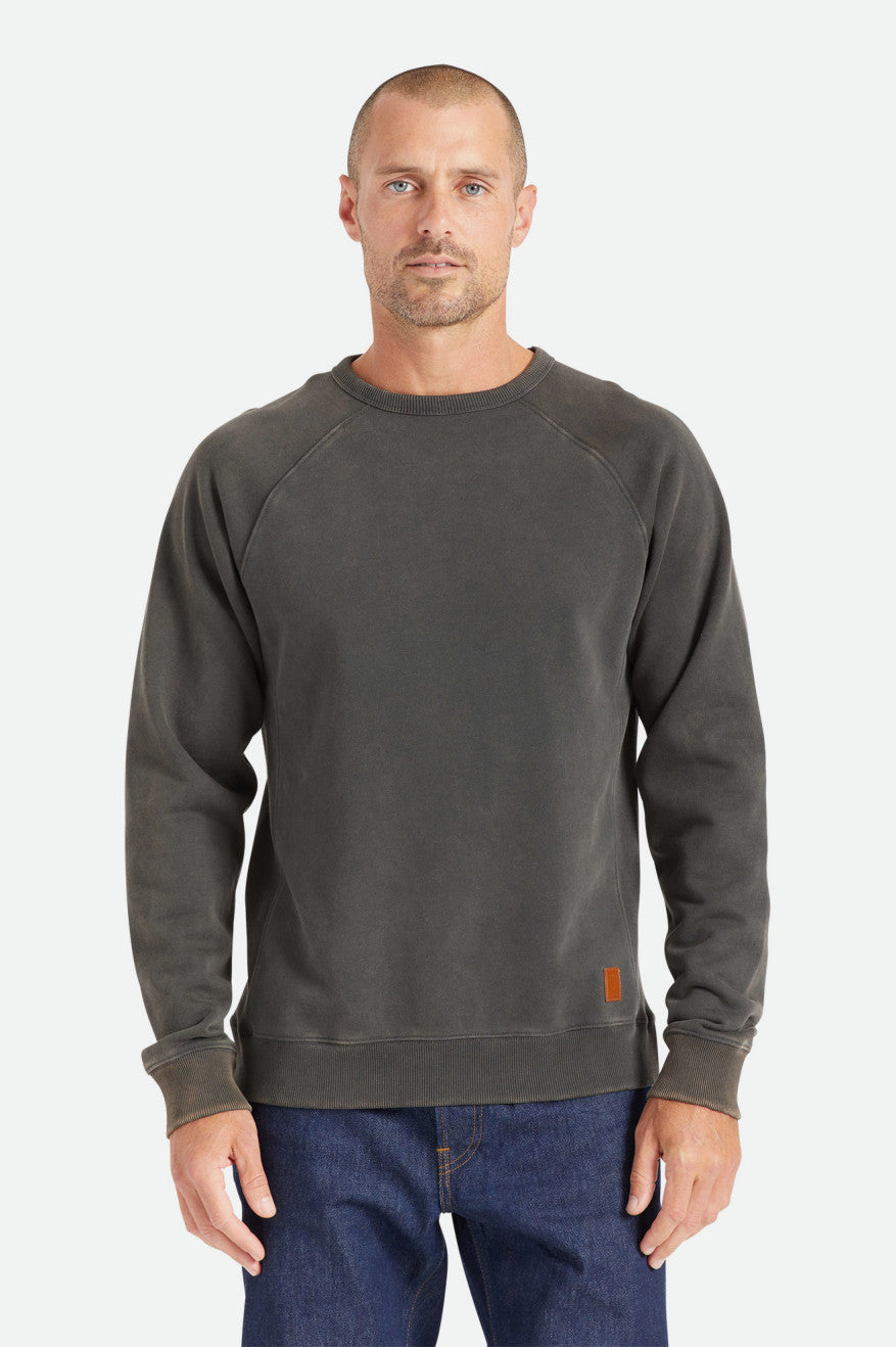 Sudadera Con Capucha Brixton Cooper Reserve Raglan Crew Hombre Negras | 136297JKP