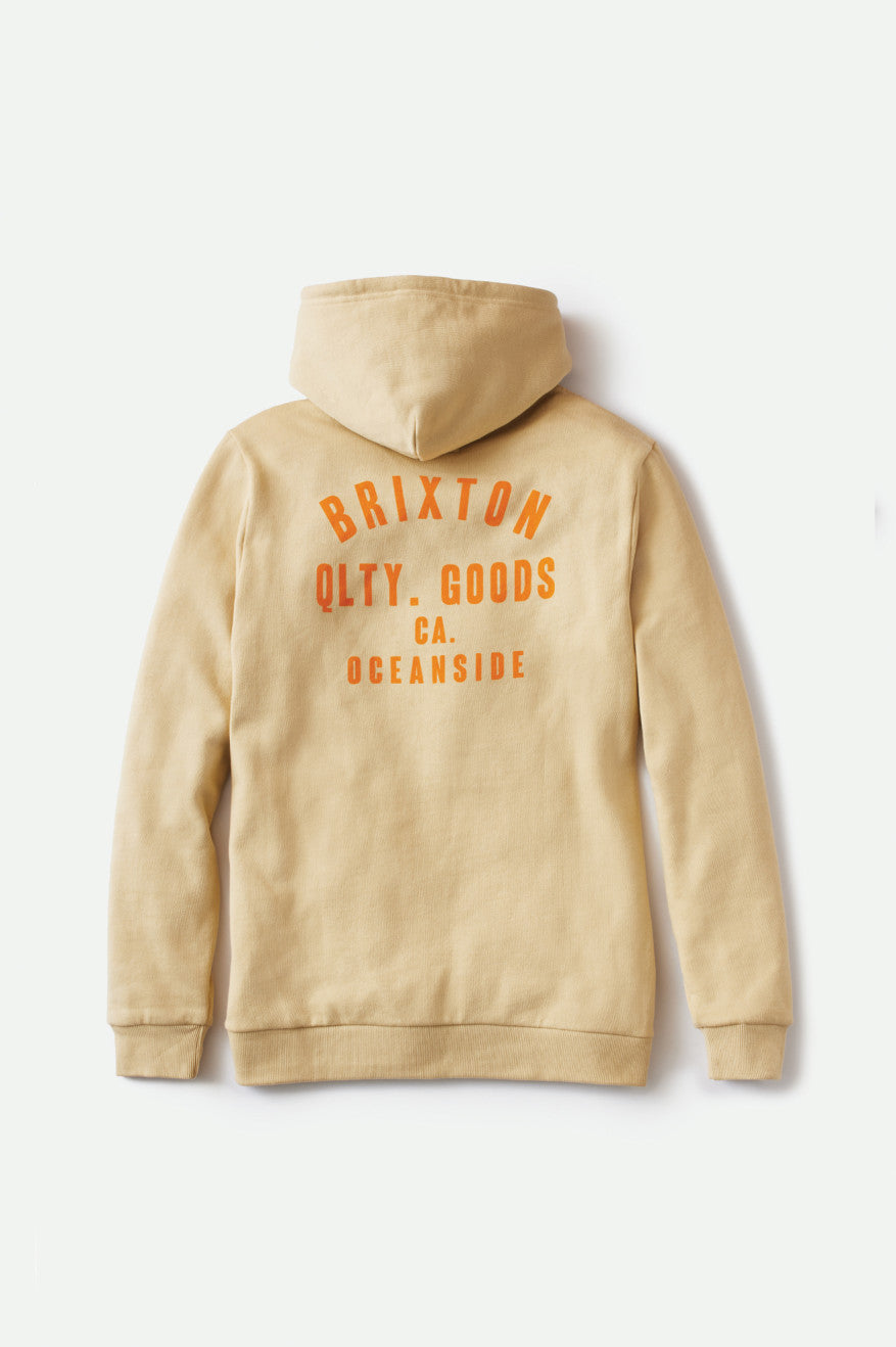 Sudadera Con Capucha Brixton Woodburn Oceanside Fleece Hombre Naranjas | 589147CZK