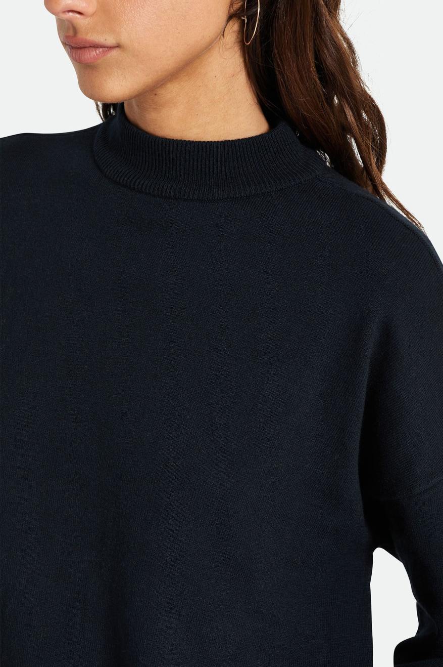 Suéteres Brixton Reserve Oversized Cashmere Mujer Negras | 135924TNP