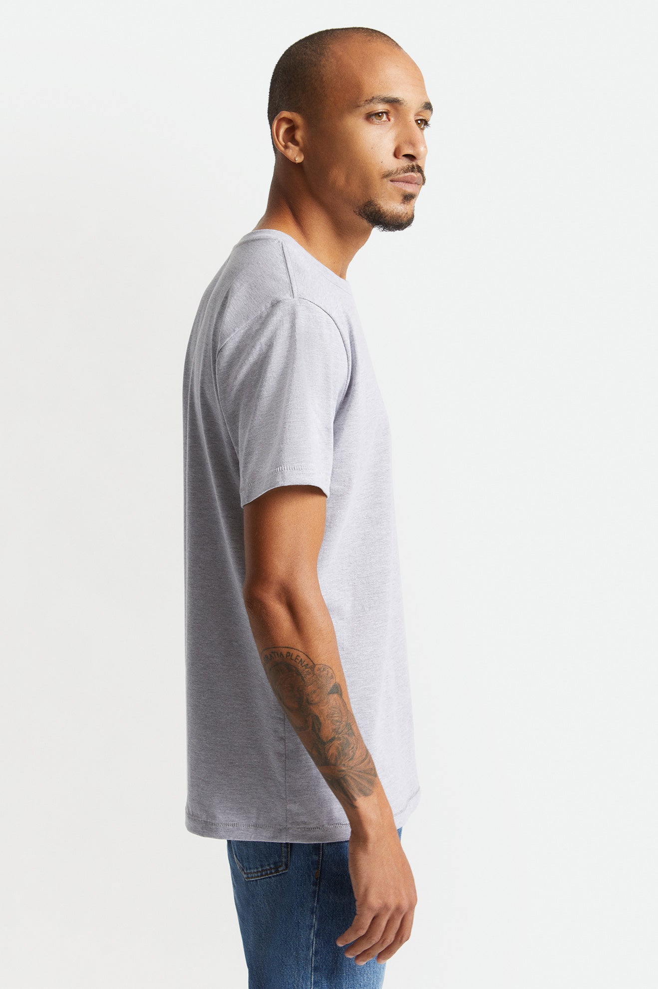 Tops Brixton Basic S/S Tailored Hombre Gris | 127043FXZ