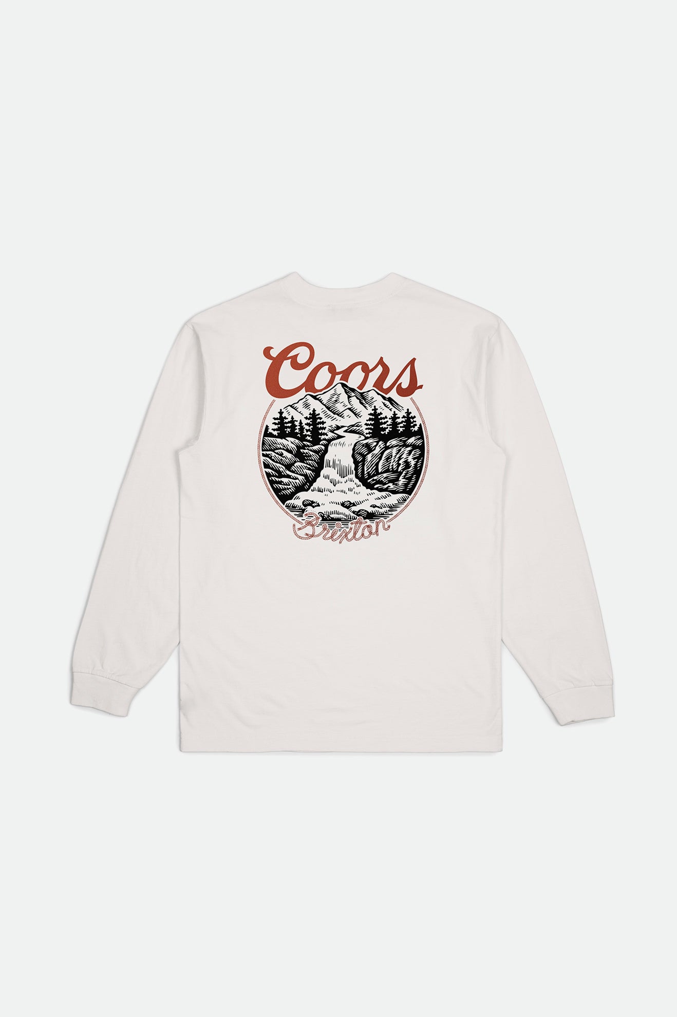 Tops Brixton Coors Rocky L/S Standard Hombre Blancas | 657204QBM