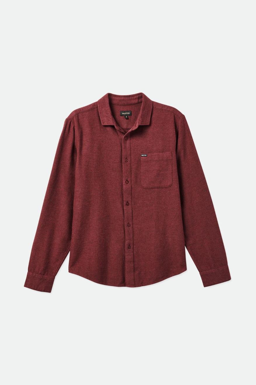 Tops Tejidos Brixton Bixby Reserve L/S Hombre Rojas | 318760WHO