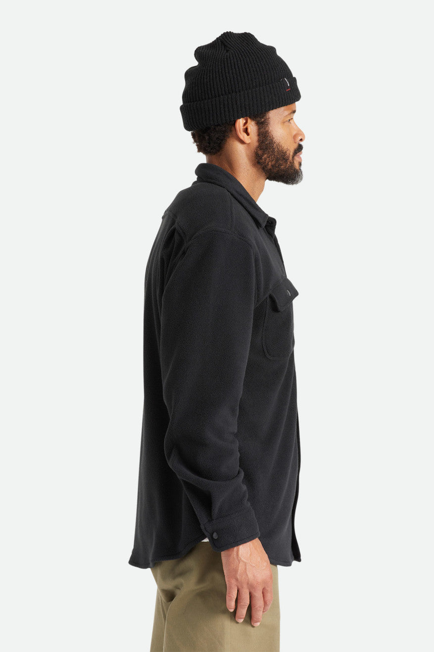 Tops Tejidos Brixton Bowery L/S Arctic Stretch Fleece Hombre Negras | 905638OZI