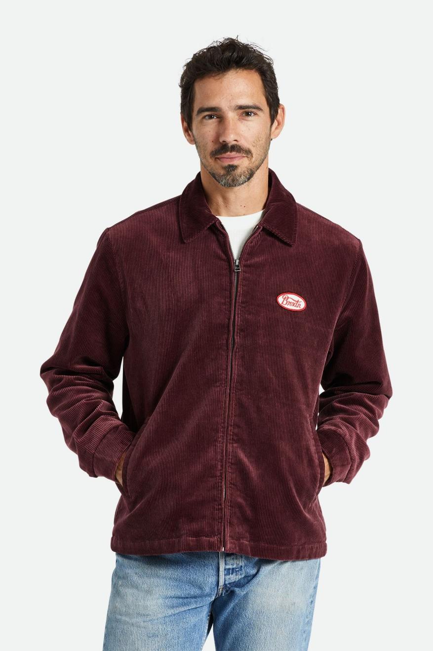 Chaquetas Brixton Utopia Hombre Rojas | 651927SOT