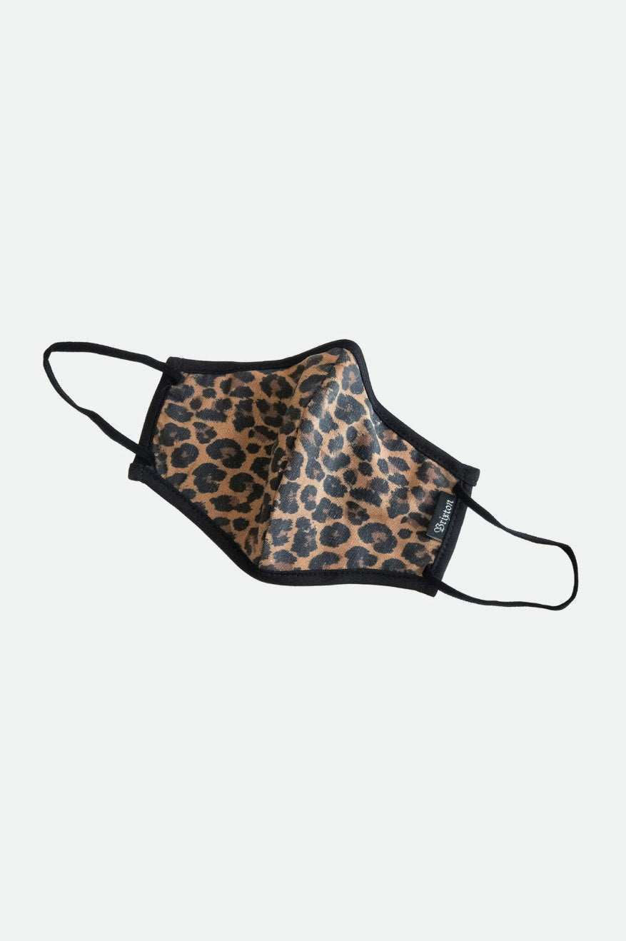 Mascarilla Brixton Antimicrobial 4-Way Stretch Unisex Leopardo | 651289VTK