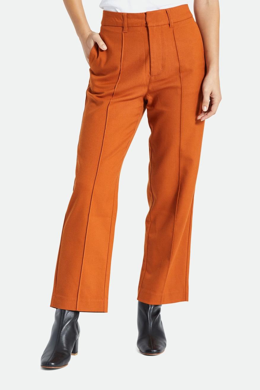 Pantalones Brixton Retro Trouser Mujer Naranjas | 520769ERZ