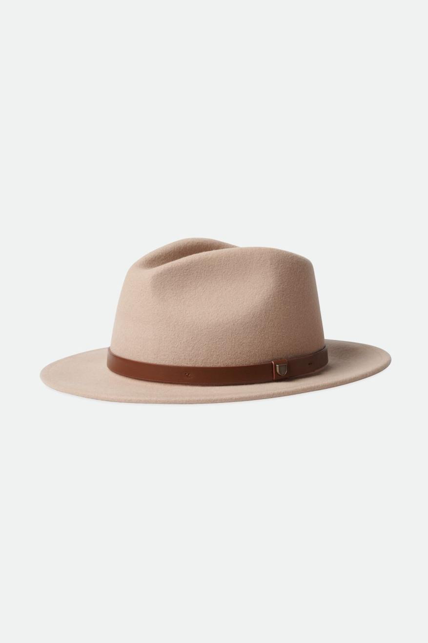 Sombreros De Fieltro Brixton Messer Fedora Mujer Verde Claro | 486971TOH