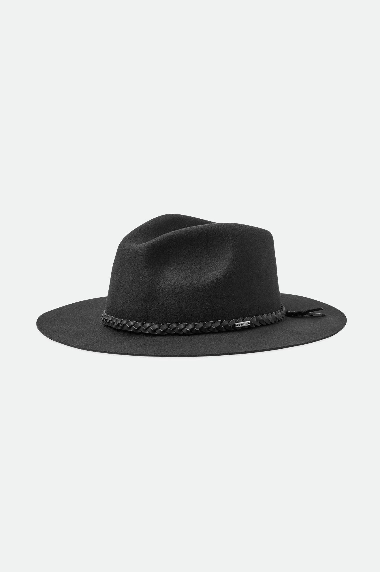 Sombreros De Fieltro Brixton Messer Western Hombre Negras | 349102LXS