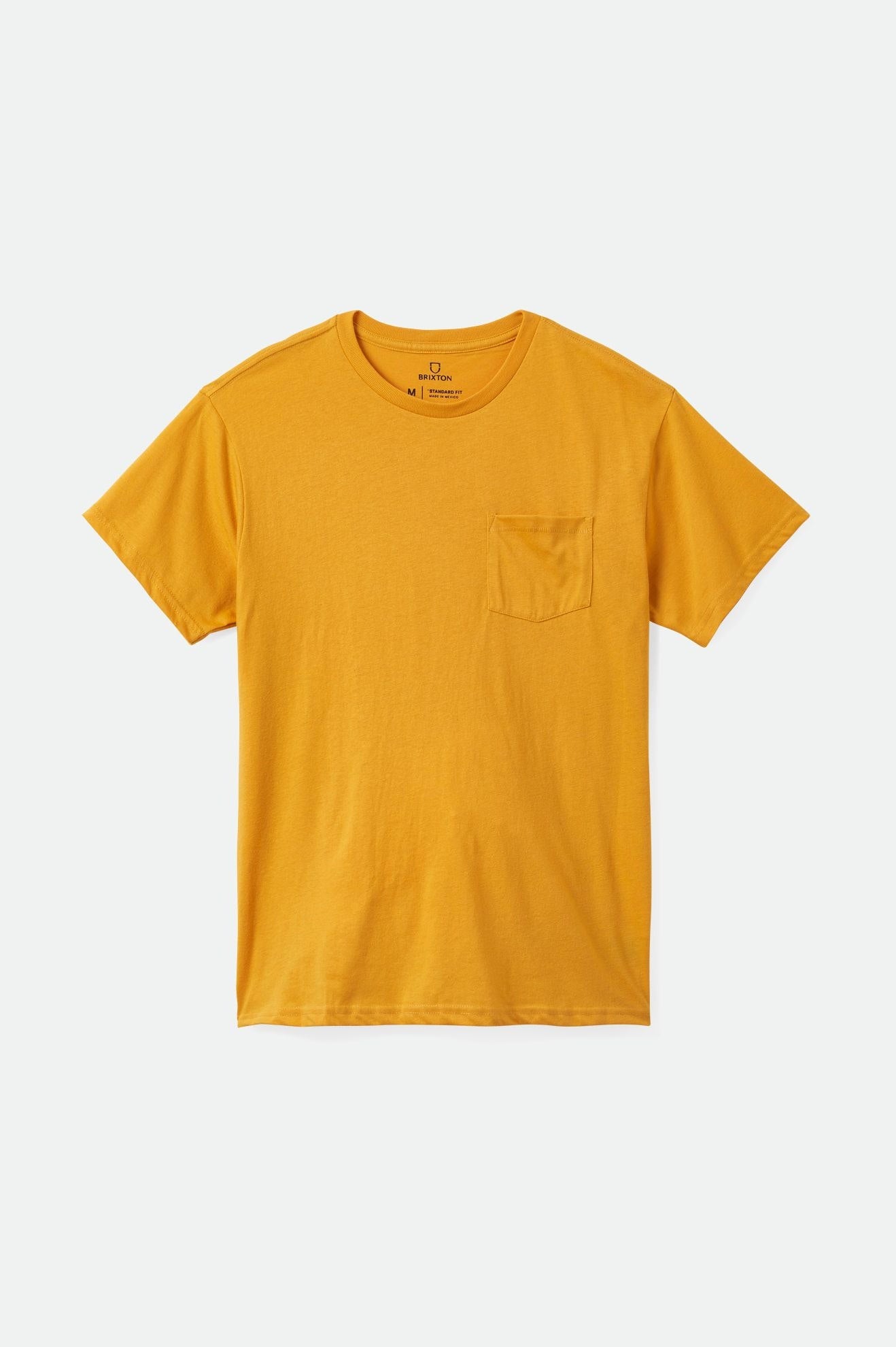 Tops Brixton Basic S/S Pocket Hombre Amarillo | 902138CDL